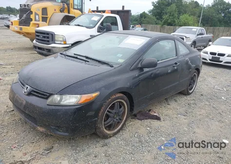 2007 Honda Civic Lx z USA, uszkodzony, nr VIN 2HGFG12697H504230